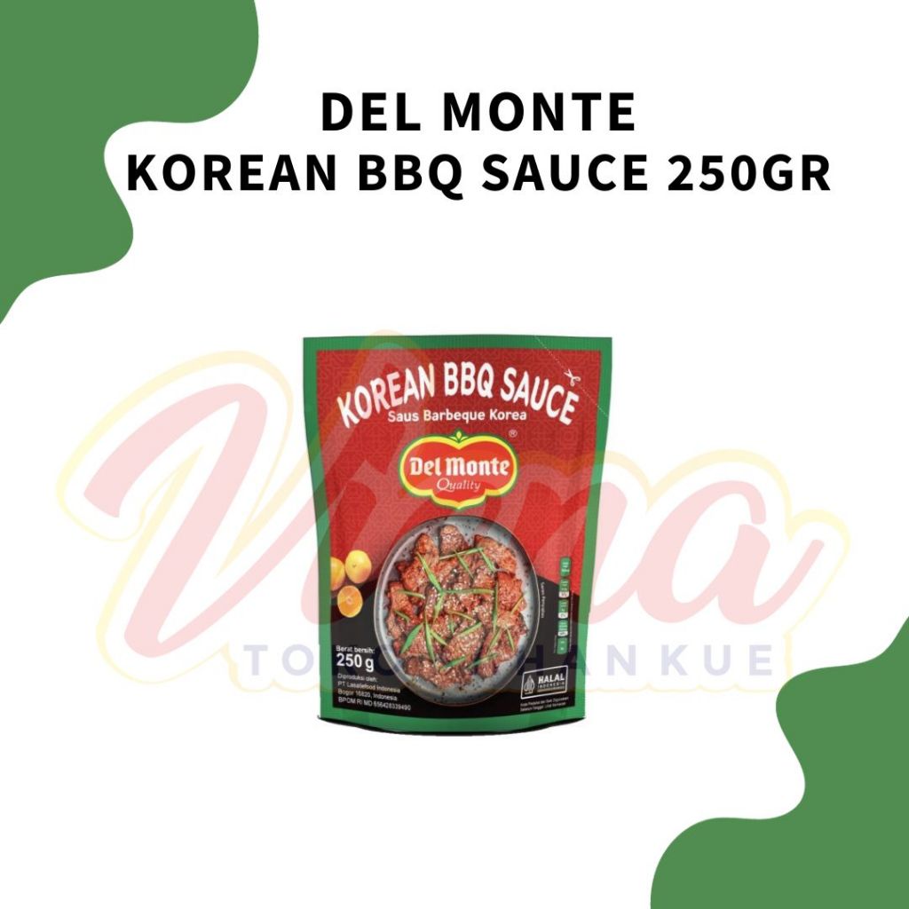 

Del Monte Korean Barbaque Sauce 250gr / Saus Barbaque BBQ Korea Delmonte