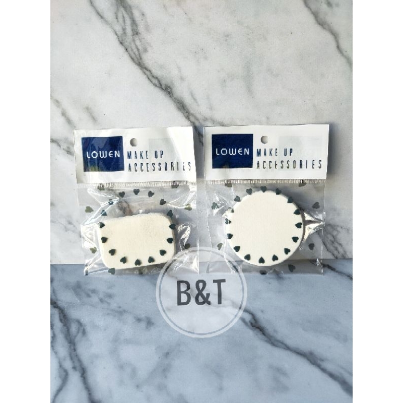 spon bedak / spon lowen / spon putih karet lowen