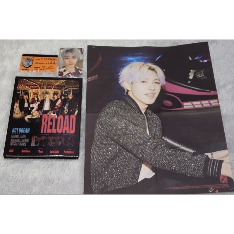 [UNSEALED MURAH] NCT Dream Reload Album SET PHOTO CARD Jaemin