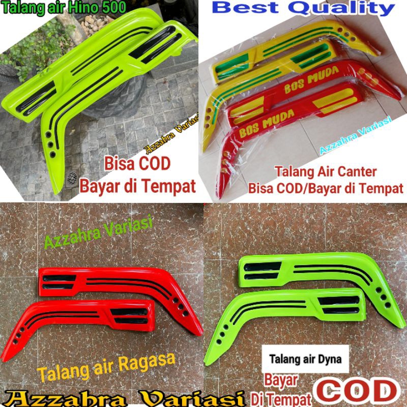 [COD] 1 set Talang air Hino 500/talang air Canter/talang air Ragasa/talang air Dyna Dutro bahan fibe