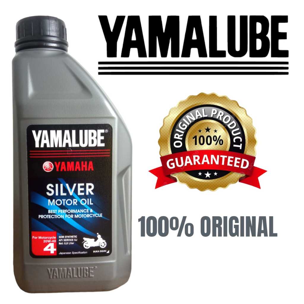 Oli YAMALUBE SILVER 800ml Oli Motor Bebek 20W-40 4T