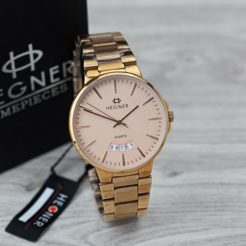 Jam Tangan Pria Hegner 5025 Original Free Box