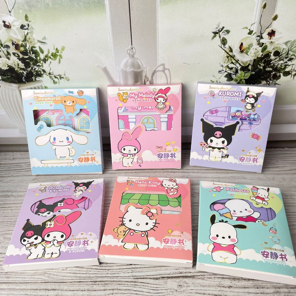 

Buku Stiker Diy Sanrio Kode SLL DIY-1063 Melody Kuromi Kreatifitas Decoration Mainan Cute Cod