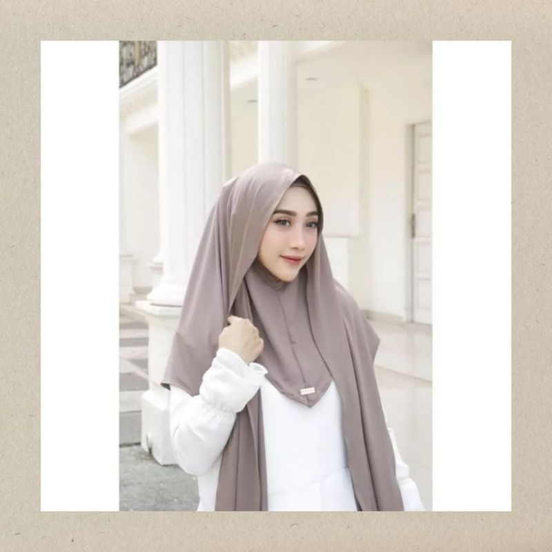 Jilbab Instan Tanpa Pet / pasmina instan inner leher