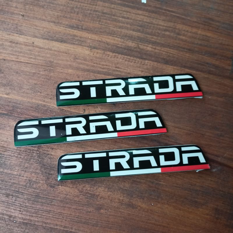 Emblem emblim tepong vespa strada resin