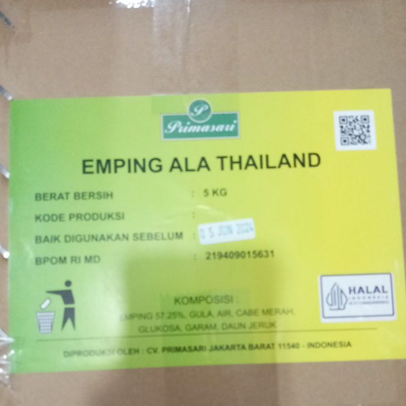 

Emping Ala Thailand 5KG