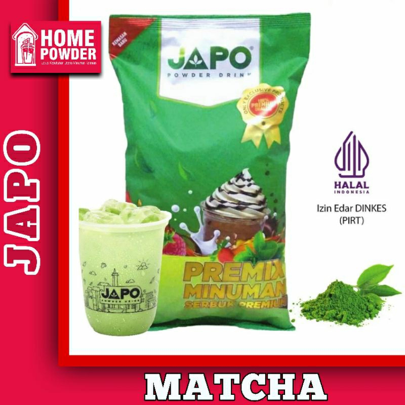 

Bubuk Minuman Drink Powder Rasa MATCHA 1 Kg JAPO