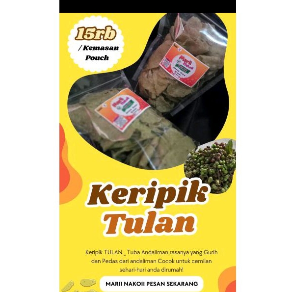 

Juriik Tulan _ Keripik Tuba Andaliman