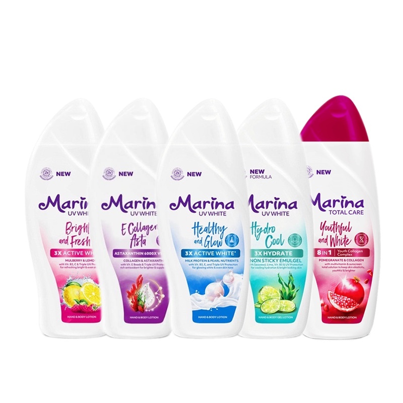 Body Lotion Marina Total Care Youthful and White/ Uv White 185ml