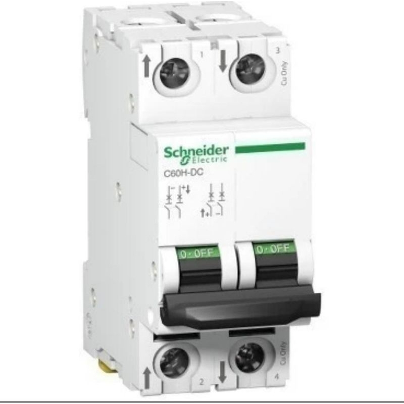 MCB C60-DC 2P 63A SCHNEIDER