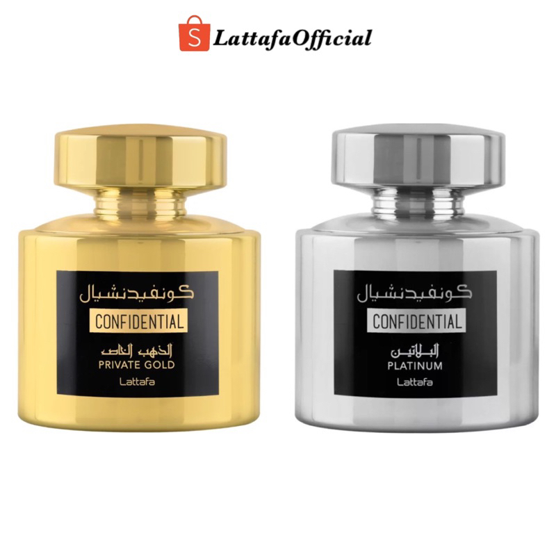 Parfume Confidential Gold & Silver EDP 100ML || LATTAFA