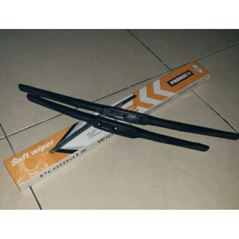 Wiper karet frameless universal