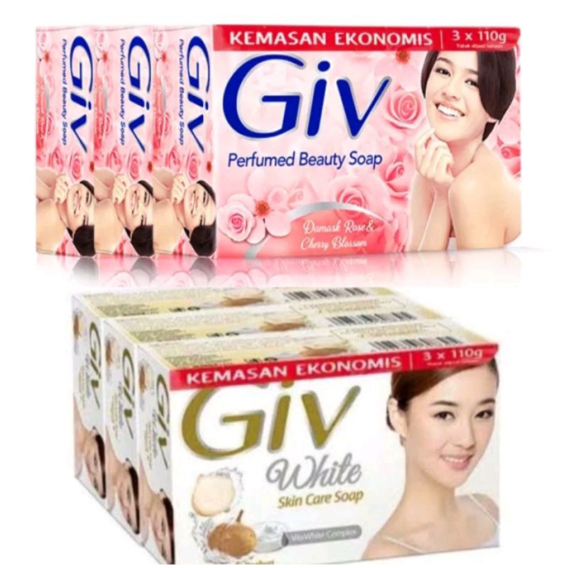 SABUN GIV 3X110gr. (sabun batang, sabun mandi)