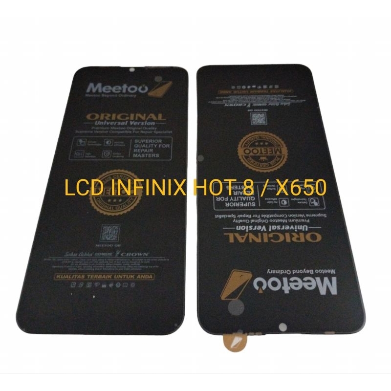 LCD TOUCHSCREEN INFINIX HOT 8 / X650 - LCD FULLSET INFINIX HOT 8 / X650 ORIGINAL OEM