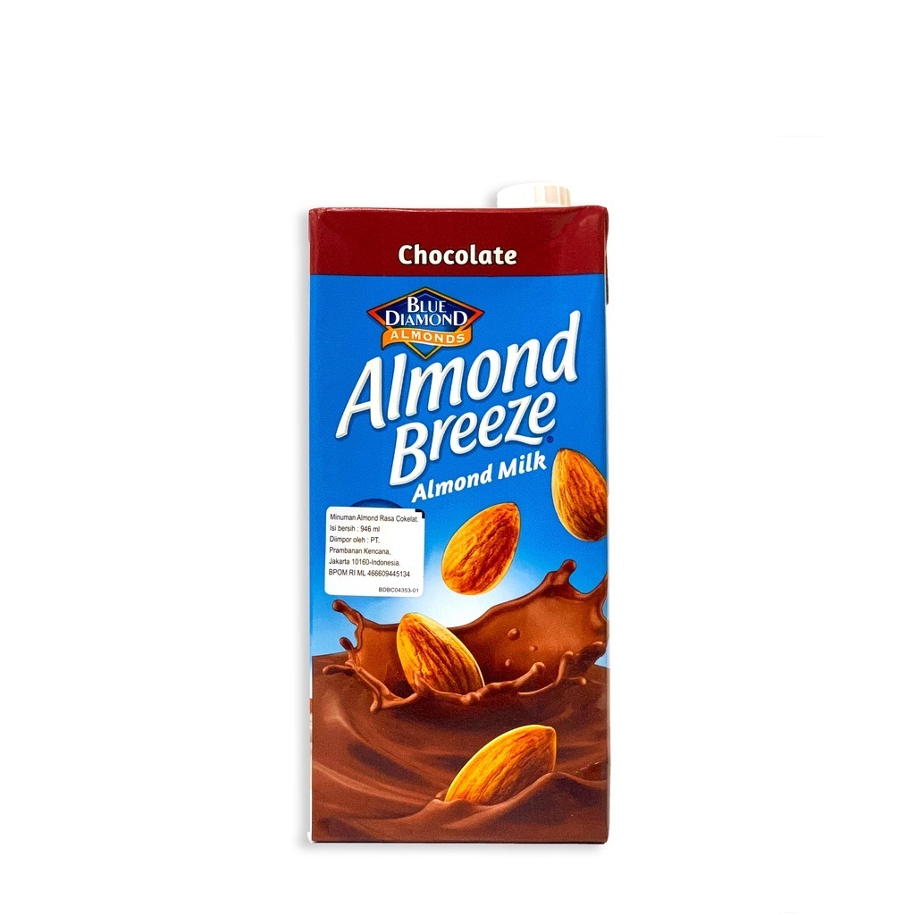 

ALMOND BREEZE ALMOND MILK CHOCOLATE 946 ML - SUSU ALMOND RASA COKELAT