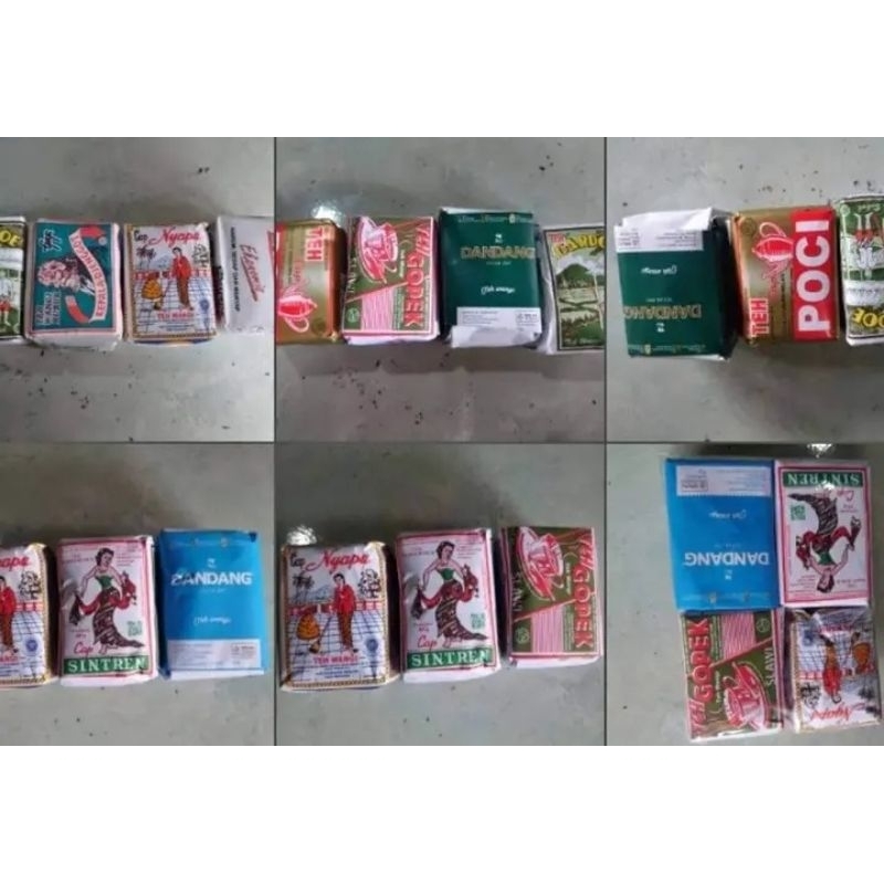 

TehRacikanSolo,80grm(kombinasi: Dandang,Nyapu,Sintren,Gardoe)Enak,sepet,Wangi