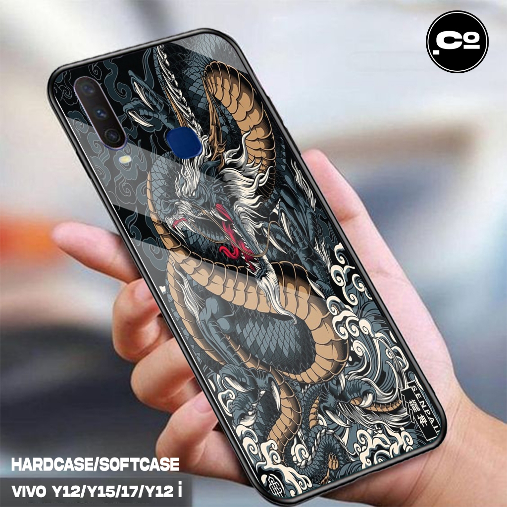 Case VIVO Y12 / Y15 / Y17 / Y12i  - Casing VIVO Y12 / Y15 / Y17 / Y12i [ DRGN ] Silikon VIVO Y12 / Y