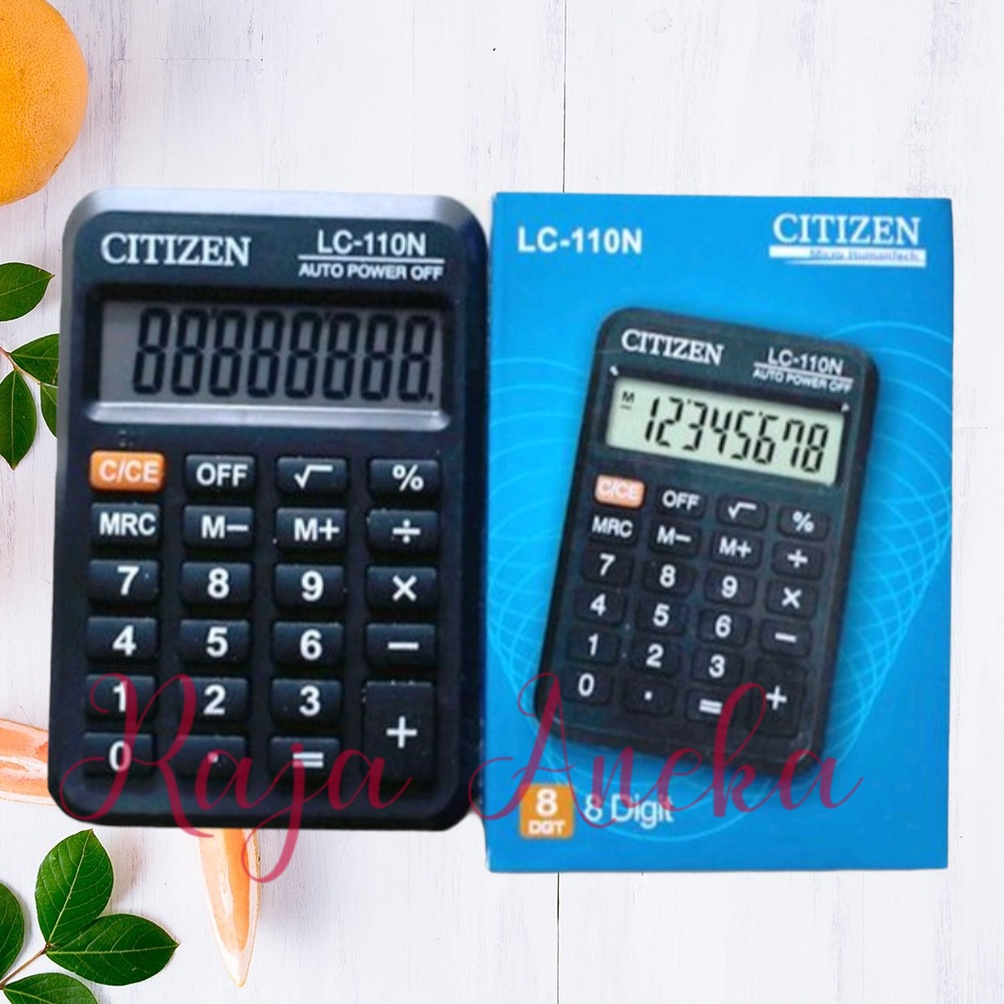 

[✣R7@] Kalkulator merk CITIZEN LC-110N / LC 110 N CALCULATOR MINI Citizen Kalkulator / Calculator mini LC-110N Discount