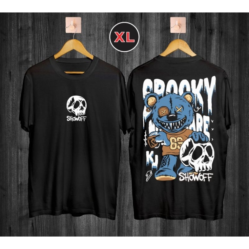 Baju Kaos Boneka Beruang / Kaos Kata Kata Pria / Baju Kaos Smile