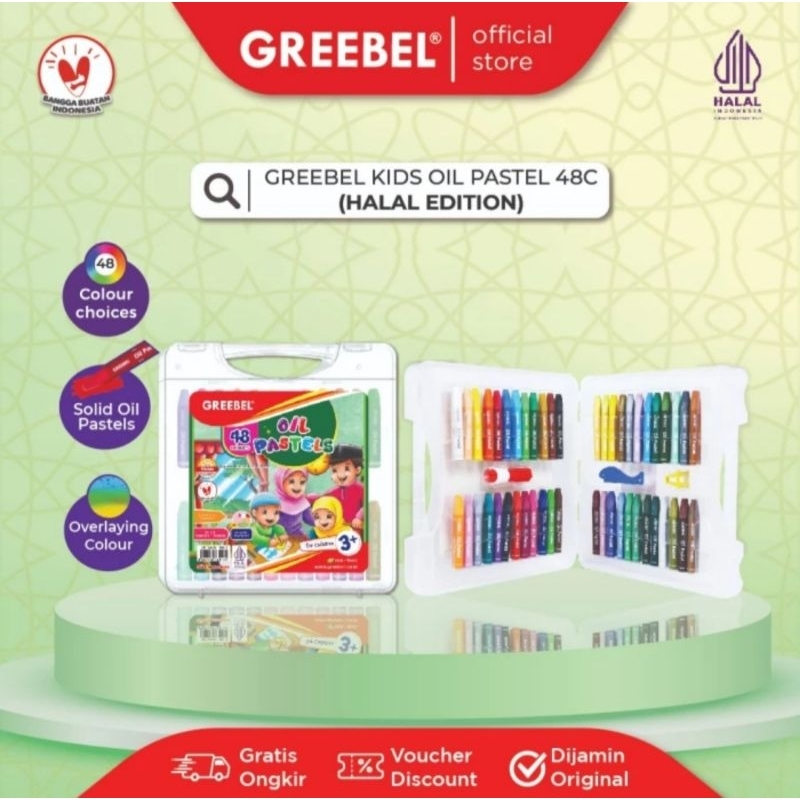 

Greebel Crayon Oil Pastel 48wr Halal