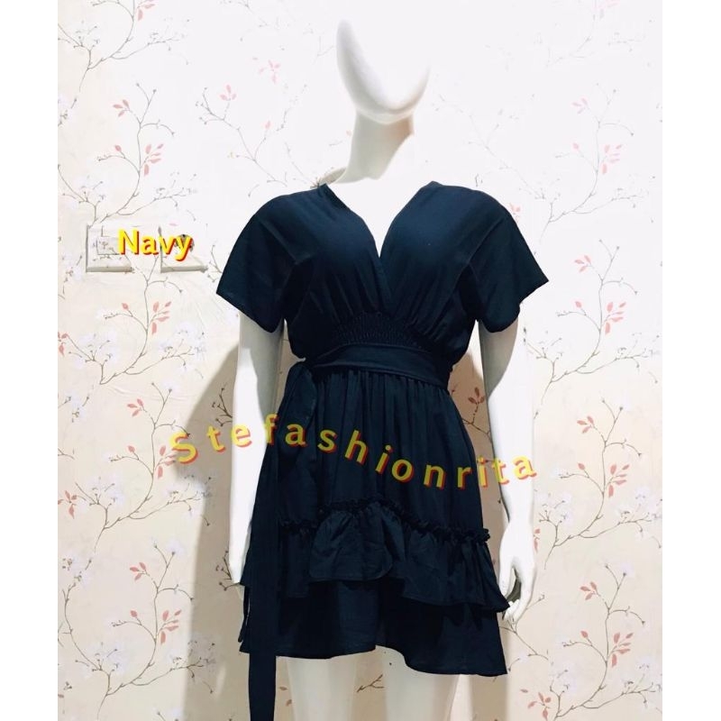 dress bali dress polos pendek