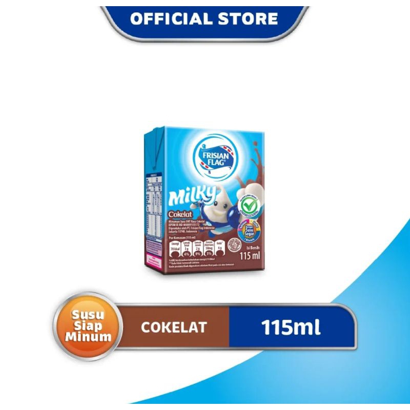 

Frisian Flag UHT Chocolate 115ml | Frisian Flag Milky Zuzhu | Susu UHT Chocolate | Susu Siap Minum | Susu Frisian Flag | Susu Bendera Milky Zuzhu 115ml