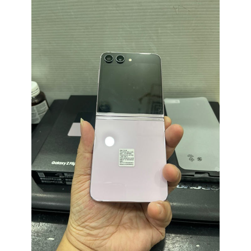 Hp samsung galaxy z flip 5 8/512gb second garansi resmi