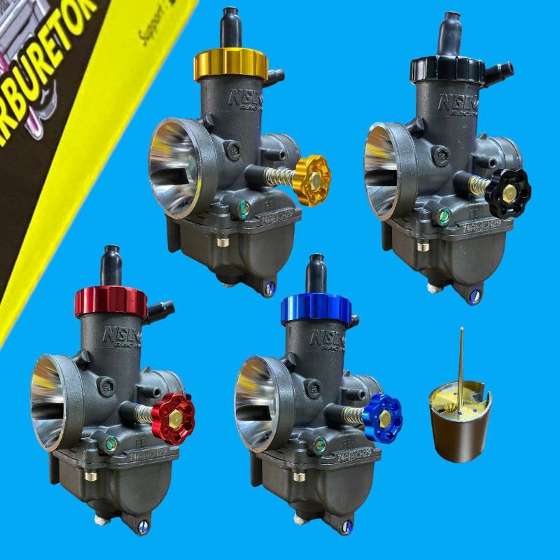 karburator PE 24 26 28 NGO racing carburetor hyper flow tutup skep cnc warna karbu settingan mudah