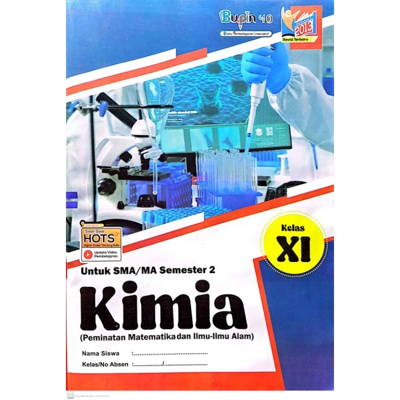 LKS SMA MA KIMIA KELAS 11 SEMESTER 2 KURIKULUM 2013 REVISI TERBARU | BUPIN