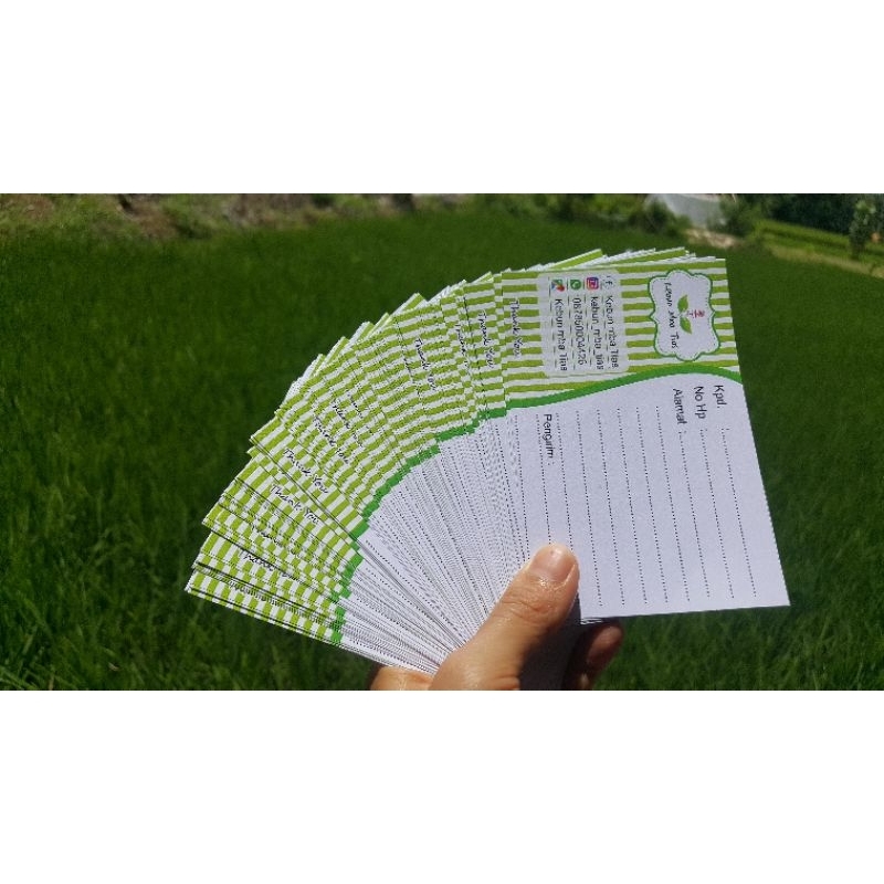 

Label pengiriman Olshop Custom