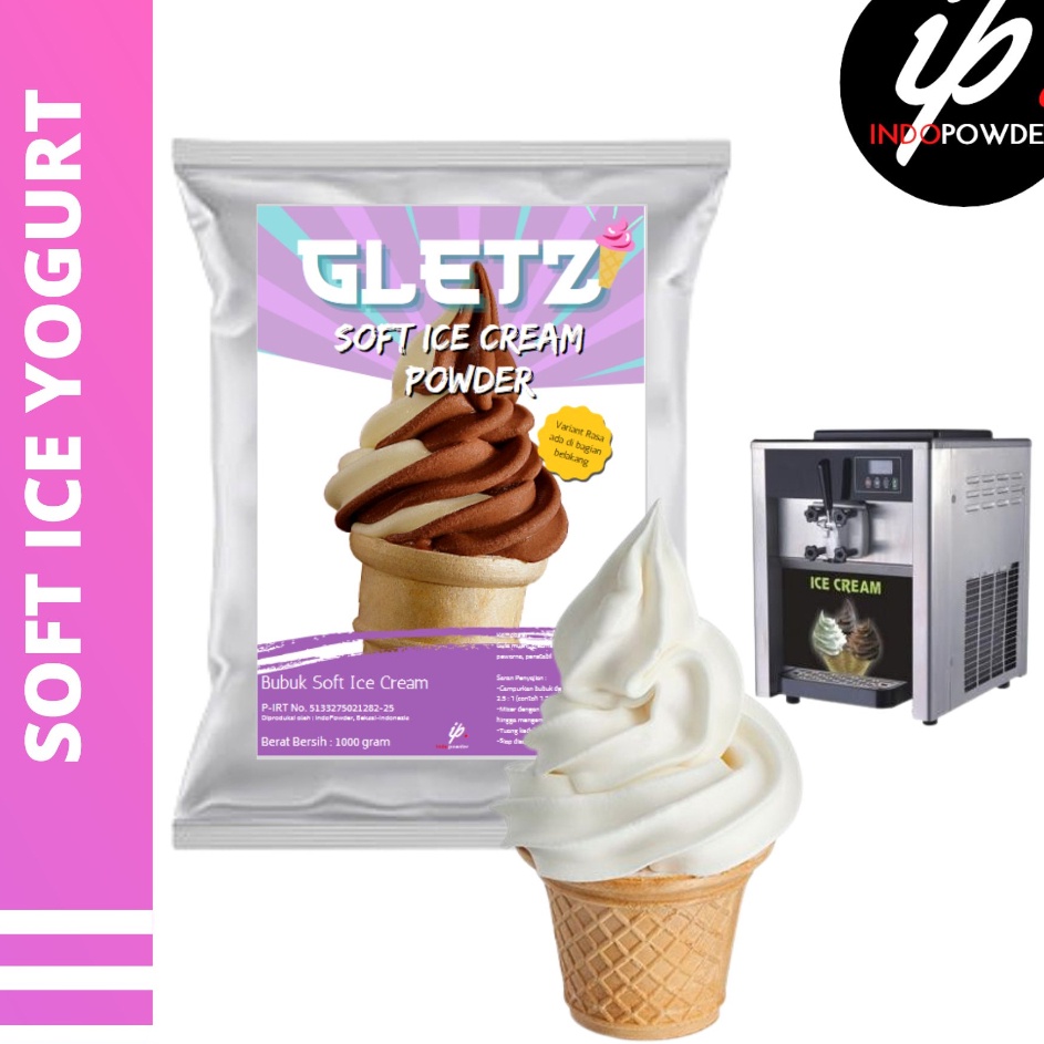 

KKJX5683 XG34448 SOFT ICE CREAM YOGURT 1Kg - Bubuk Es Krim YOGURT - Bubuk Es Krim - SOFT ICE CREAM Powder 1Kg
