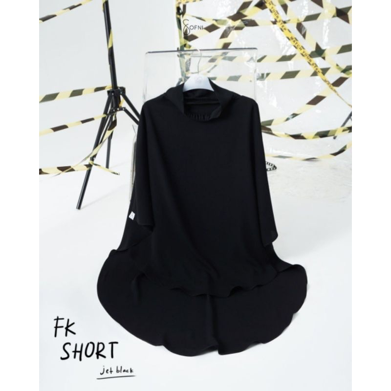 (PRELOVED) FK Short Instan bysofni - Jetblack