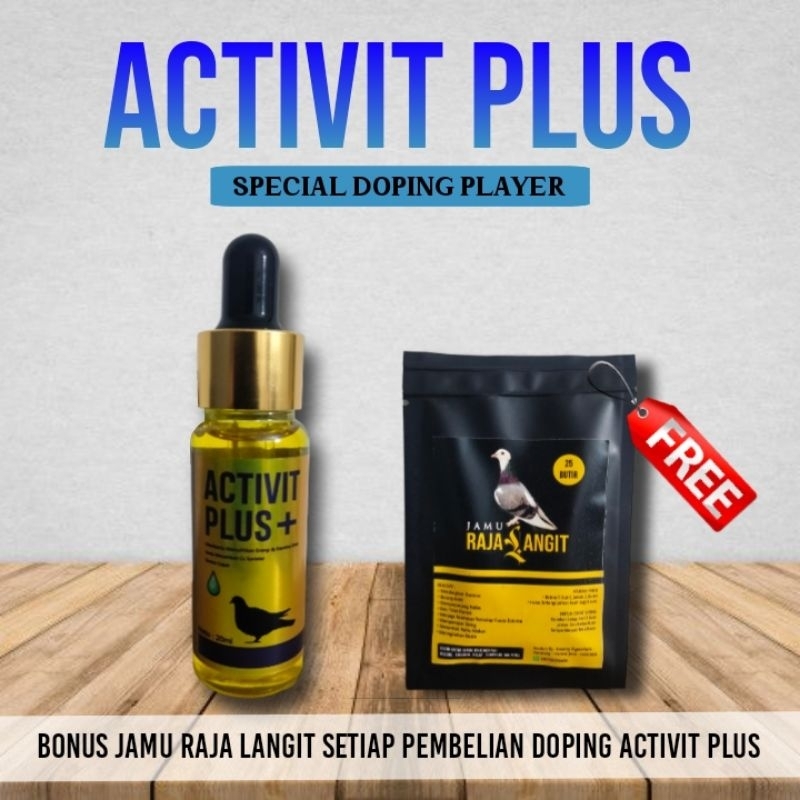 DOPING STAMINA MERPATI KOLONG DOPING MERPATI PLAYER ACTIVIT PLUS 20ML
