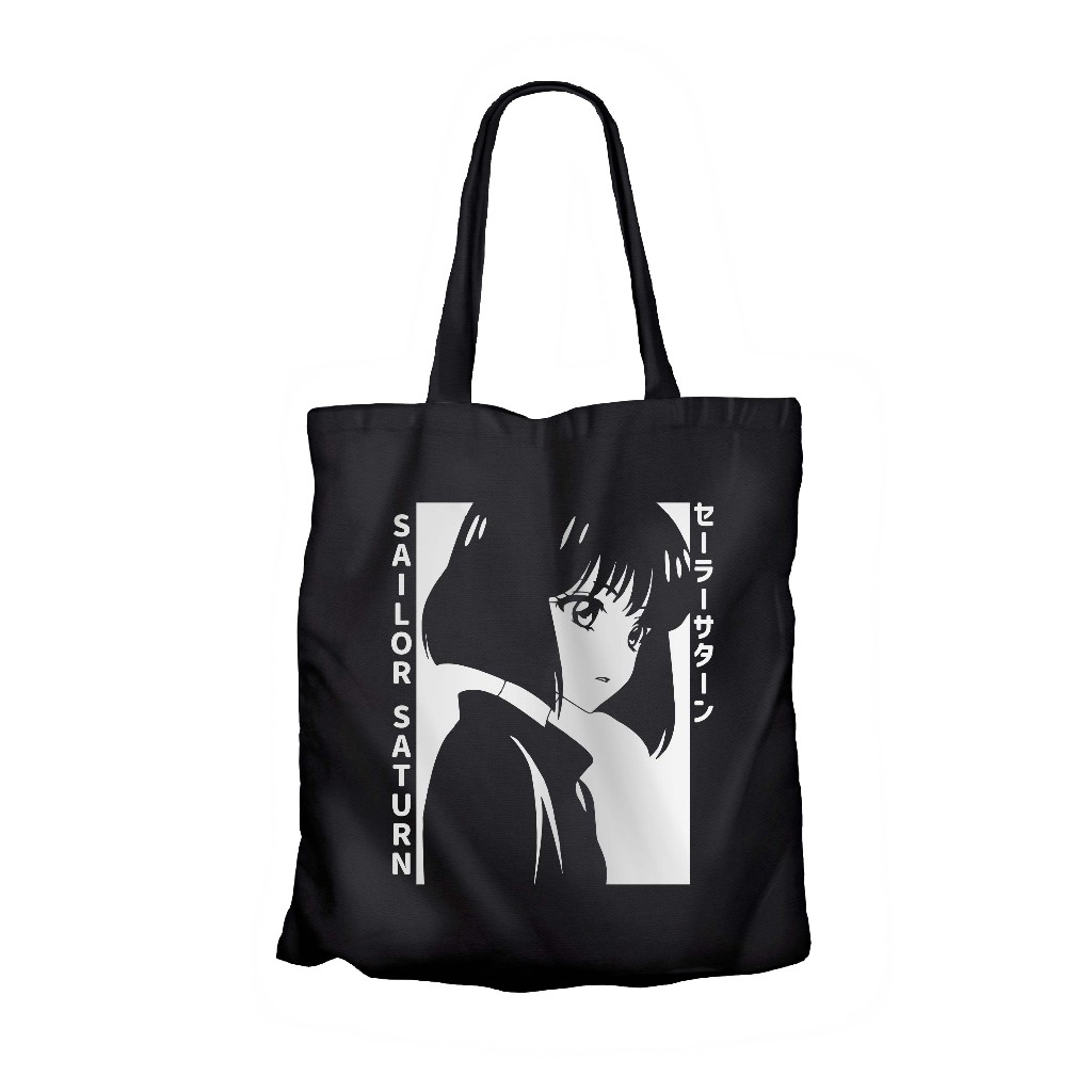 Tote bag anime SAILOR SATURN - SAILOR MOON material canvas