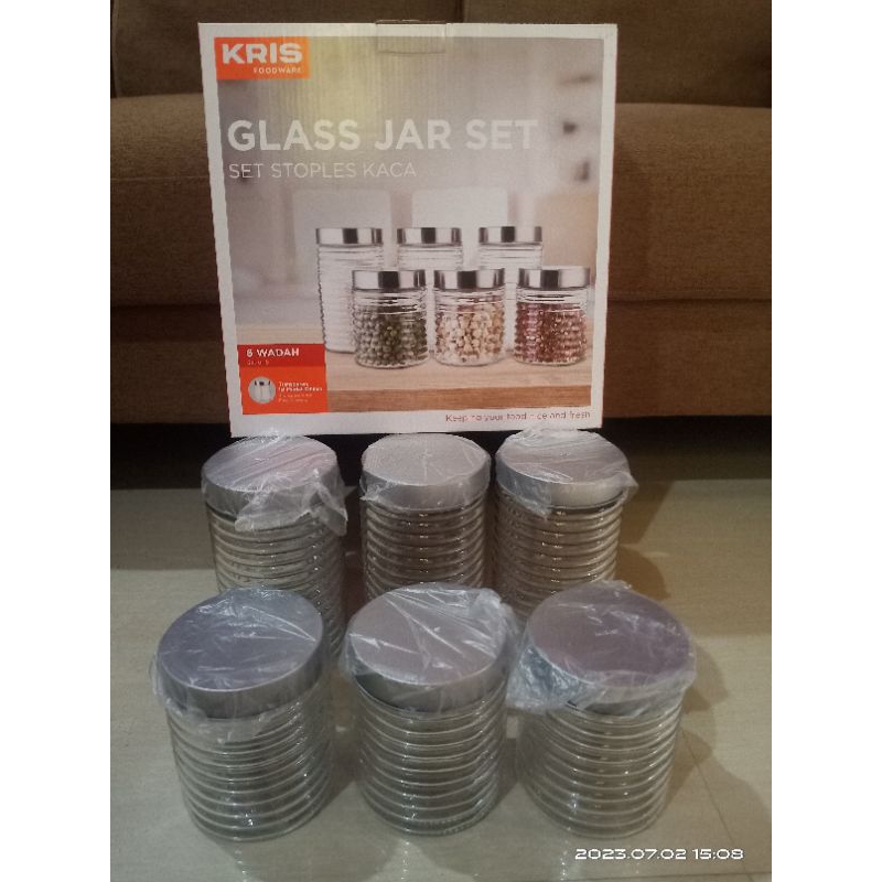 toples kaca isi 6 kris foodware ace hardware