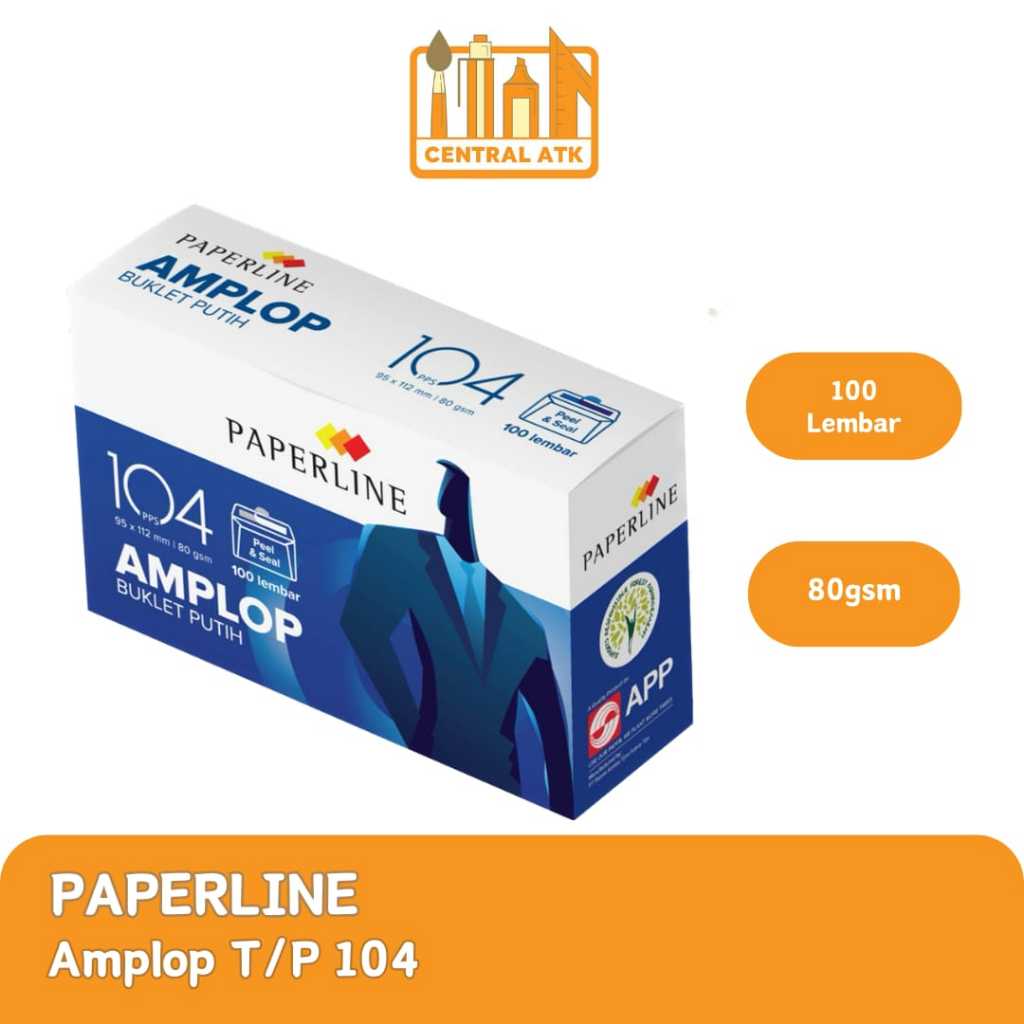 

AMPLOP PAPERLINE 104 (1 PAK) 95 x 152MM