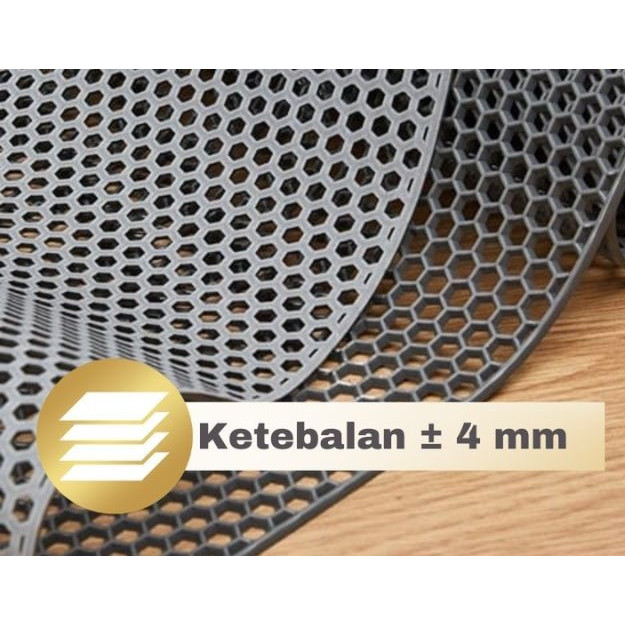 Keset karpet alas anti slip kamar mandi karpet wudhu masjid hexagon