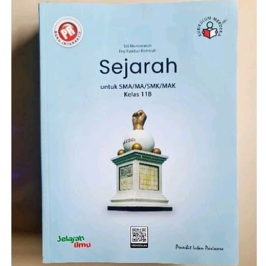 Buku lks pr Sejarah Kelas XI, 11 semester 2 Kurikulum Merdeka 2023 / 2024 SMA Intan Pariwara
