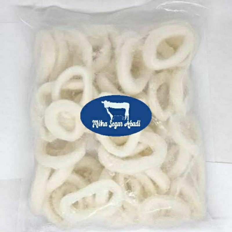 

Cumi Ring Kupas Bersih / Calamari Ring @1kg