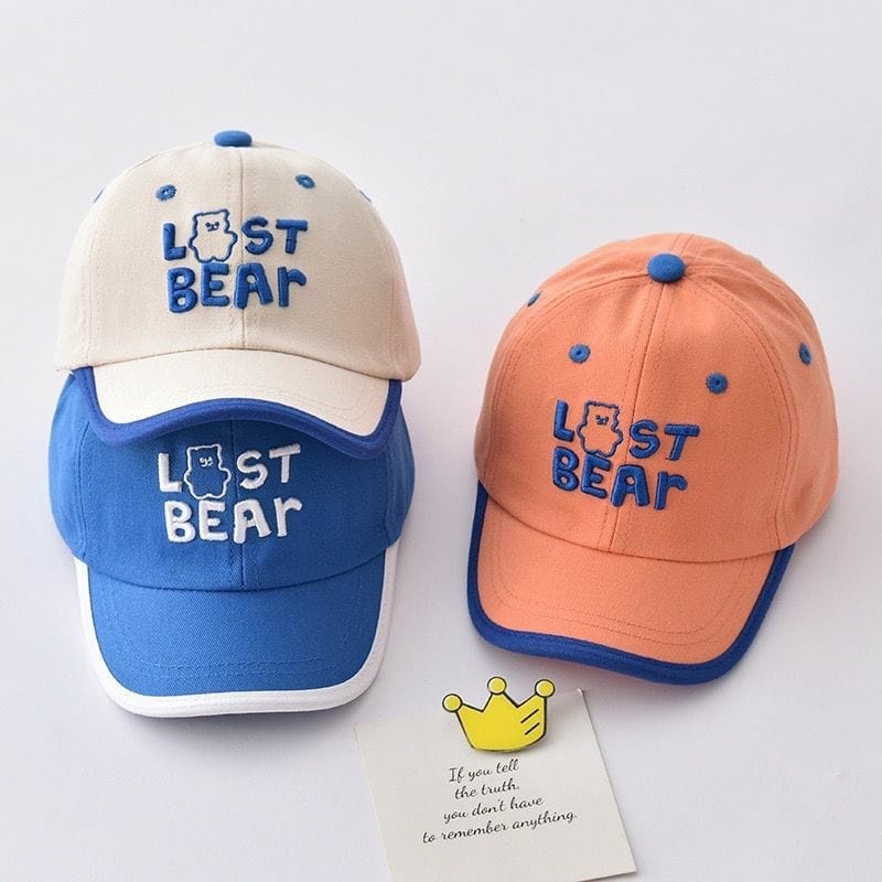 Topi Anak Baseball // Topi Anak Bordir LAST BEAR Untuk Anak Umur 1-4 Tahun