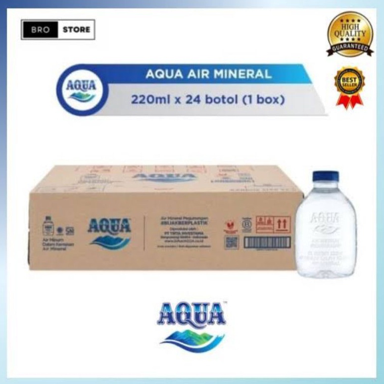 

[♦V89@] Air mineral aqua cube 220ml 1 dus isi 24 (instant) Stock Masih Banyak