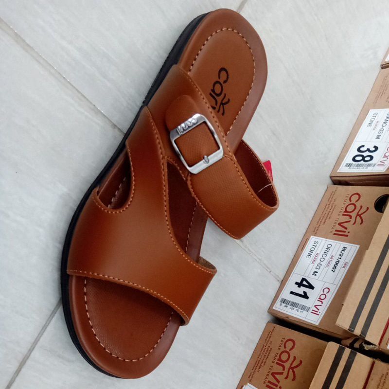 Carvil Orico-03M Sandal Carvil Pria Sandal Flat Pria Sandal Carvil