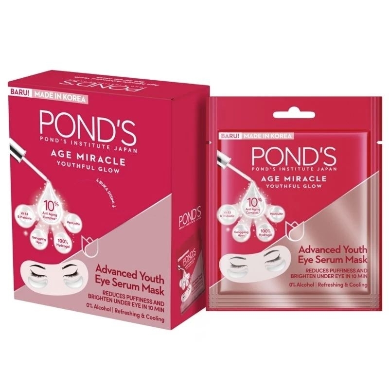 Ponds Age Miracle Eye Serum Mask 4g ( Masker Mata )