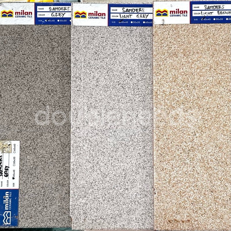 KERAMIK LANTAI SANDERS 40x40 / KERAMIK LANTAI KASAR