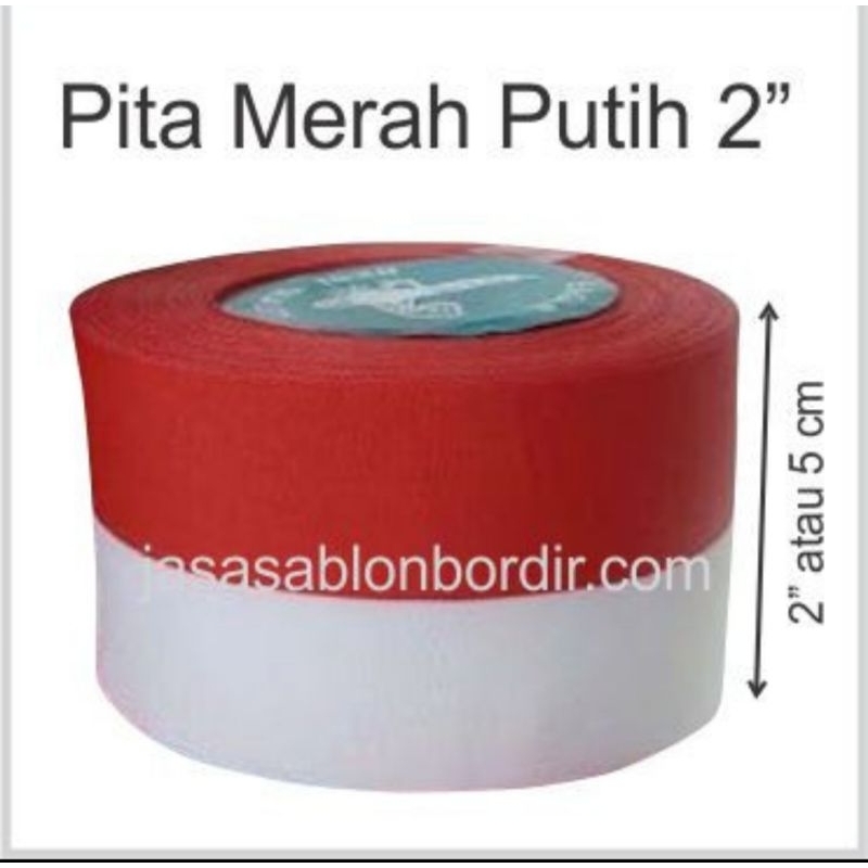 

PITA MERAH PUTIH 2 INCH ATAU 5 CM ROLL