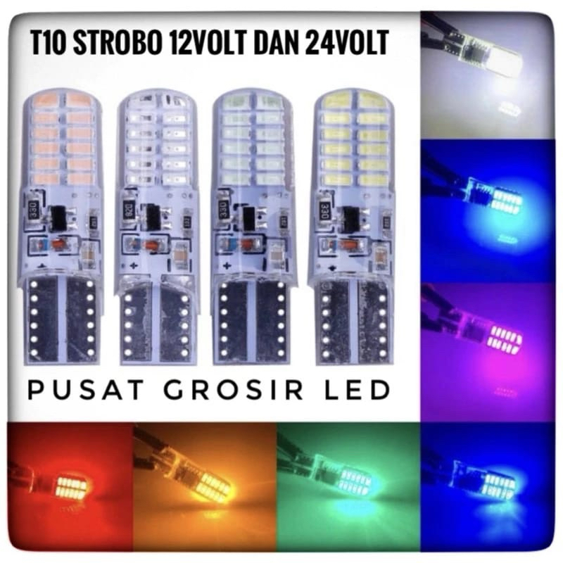 Promo Lampu Sein / Lampu Senja Jelly Flash 24 Led 24Volt Universal Semua Sein/Senja Motor