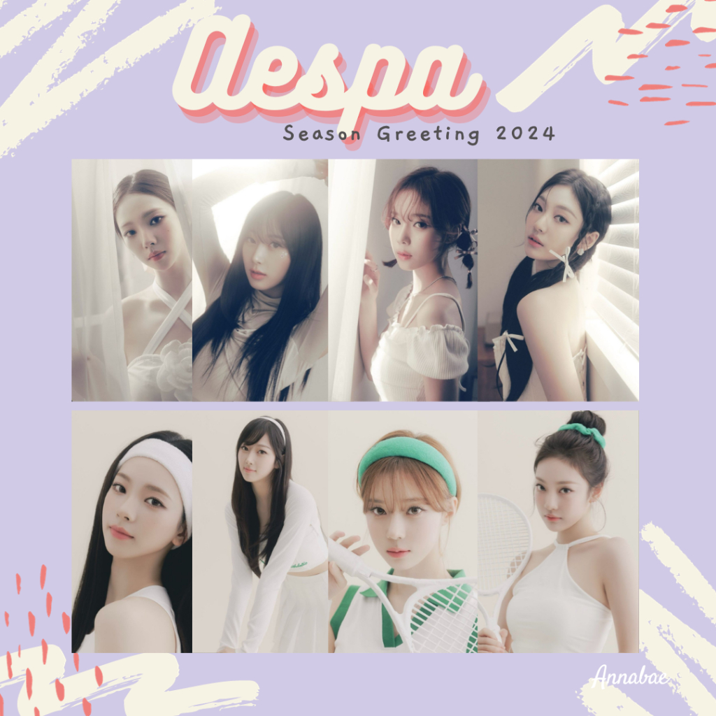 Poster Aespa Season Greeting 2024