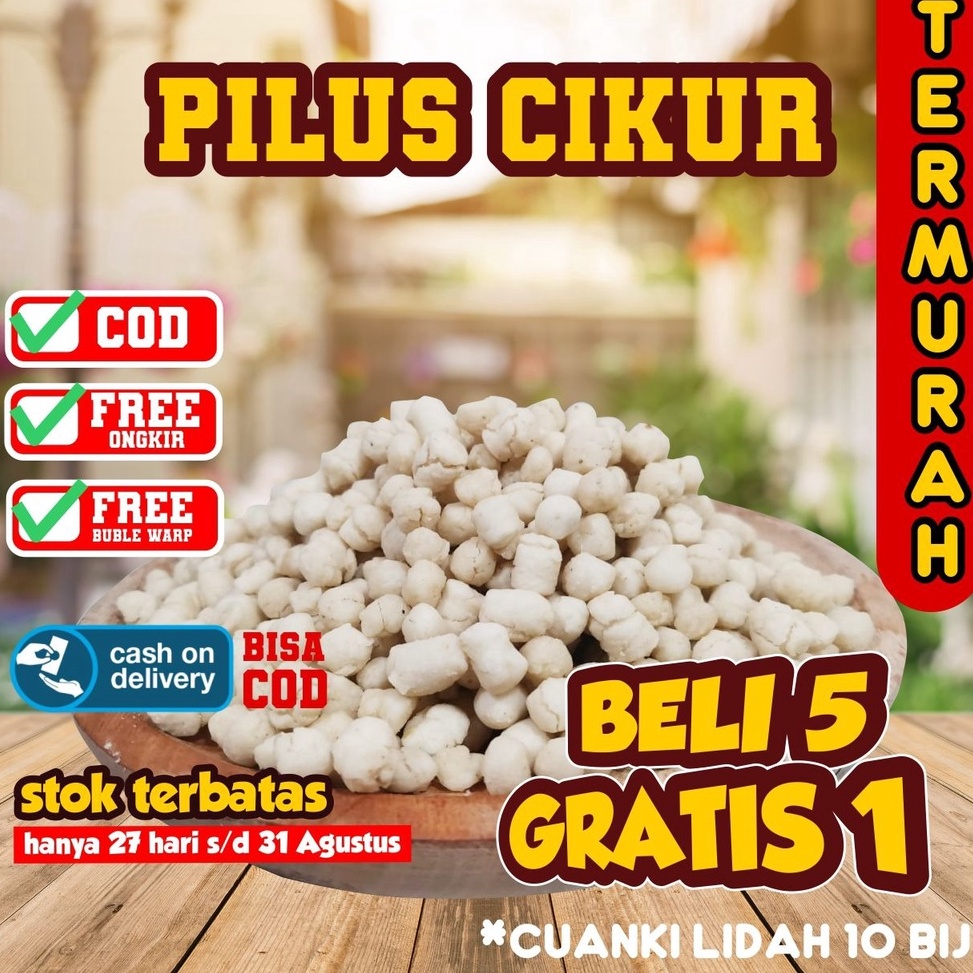 

Disk0n PILUS CIKUR 500 GRAM TERMURAH PILUS CIKUR KENCUR SUKRO SIOMAY MINI TOPING BASO ACI ASLI GARUT CUANKI LIDAH CUANKI TAHU New Product