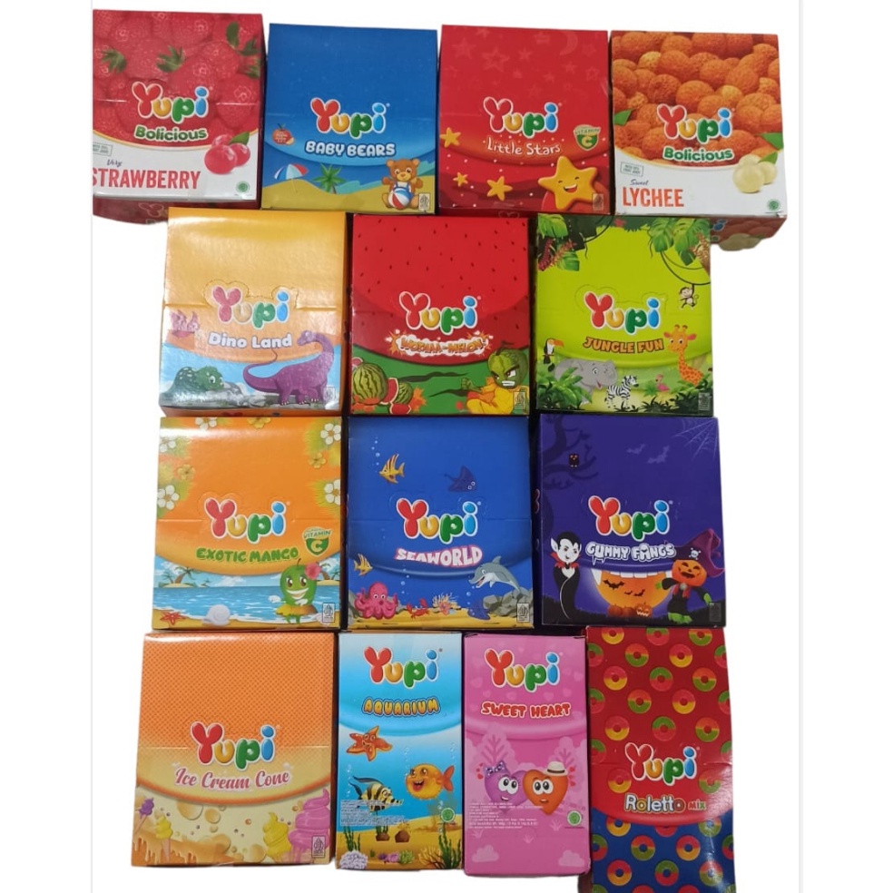 

[✱X24➢] Yupi BOX Permen Jelly Gummy [16]