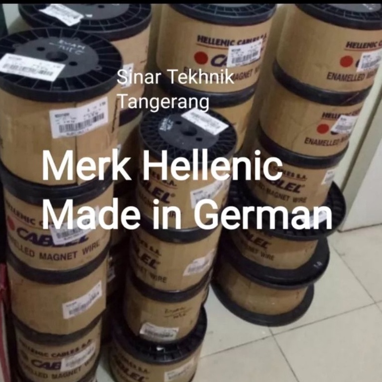 Baru Kawat Tembaga Email 0,80 mm Merk Hellenic made in Jerman PW8